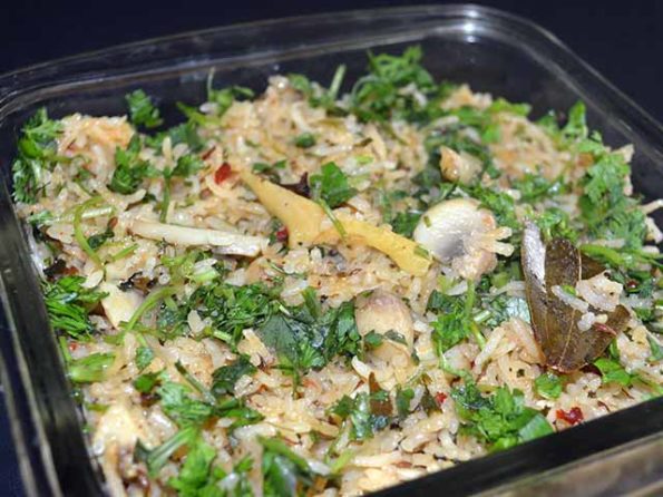 Mushroom Pulav